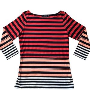 The Limited Vintage Long Sleeve Striped Knit Top Womens Small